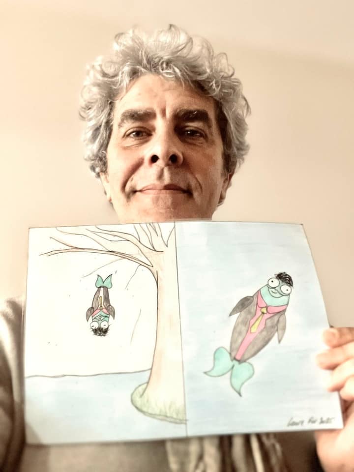 L'identité sociale : un concept clé en psychologie illustré par un poisson hors de l'eau.